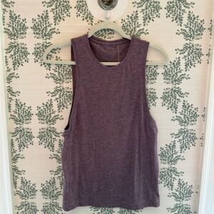 Lululemon Athletica Purple Sleeveless Muscle Tee Relaxed Fit